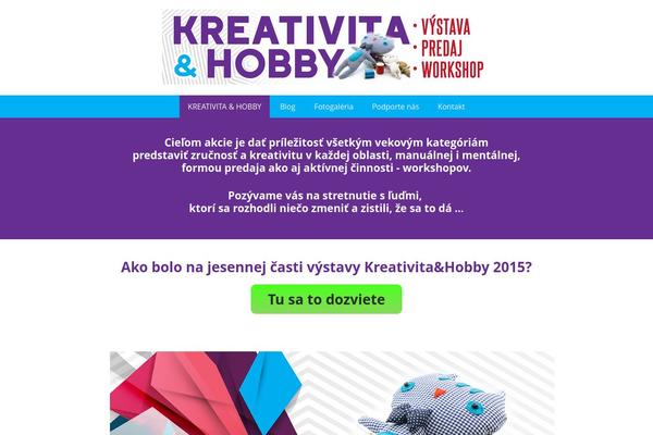 kreativita-hobby.sk site used MioWeb