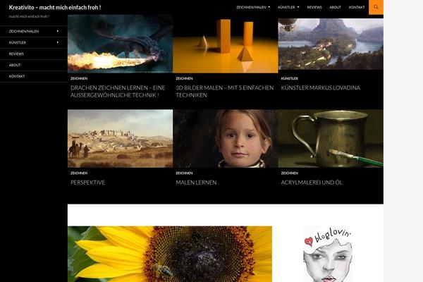 Twenty Fourteen theme site design template sample