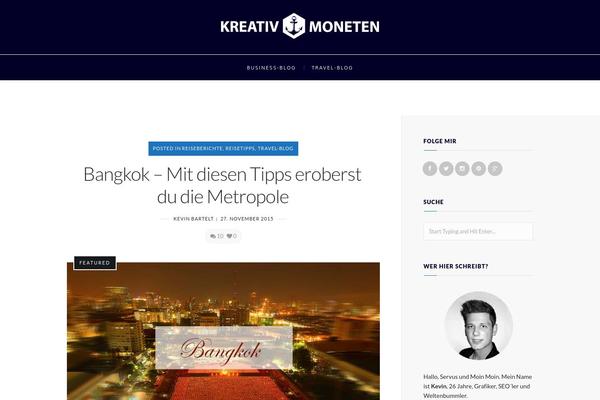 johansen theme websites examples