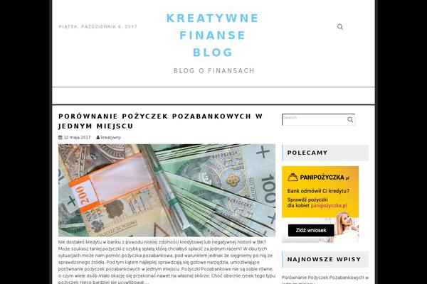 FreeNews theme site design template sample