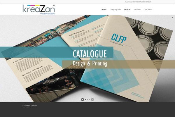 Enfold theme site design template sample