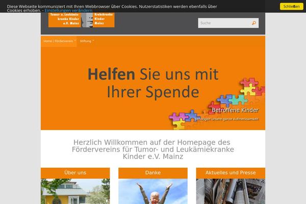 Tempera theme site design template sample