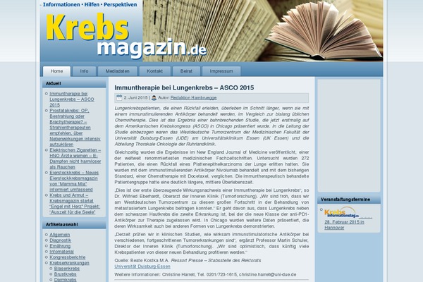 krebsmagazin.de site used Escuela_blue
