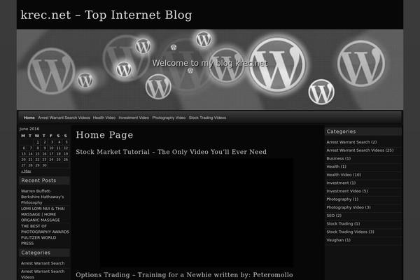raindrops theme site design template sample