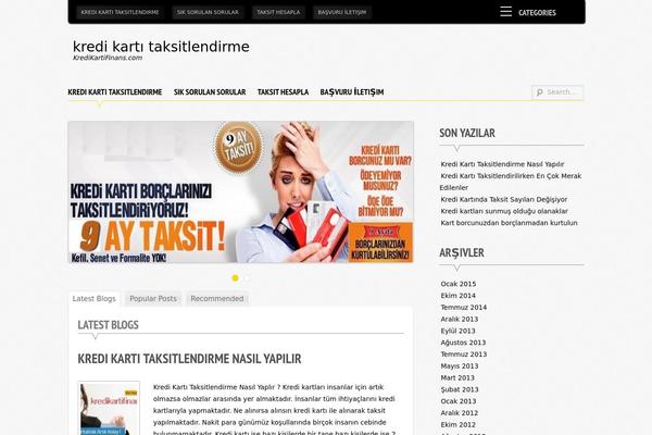 Supernova theme site design template sample