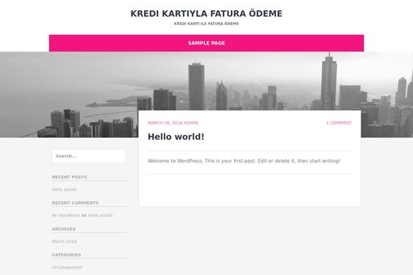Merlin theme site design template sample
