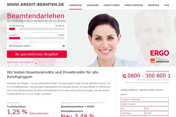 kredit-beamten.de site used Kredit