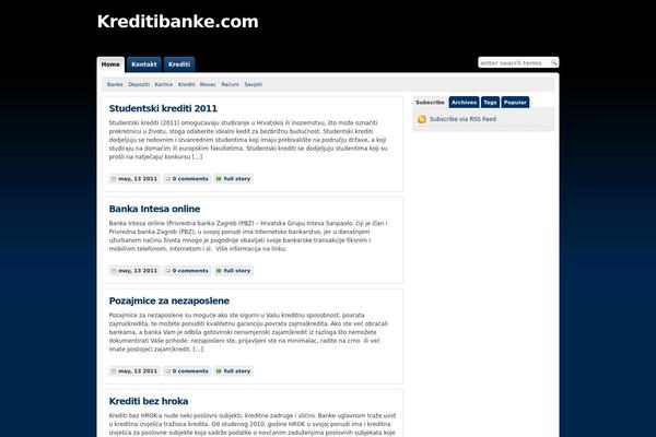 Wp Chatter theme site design template sample