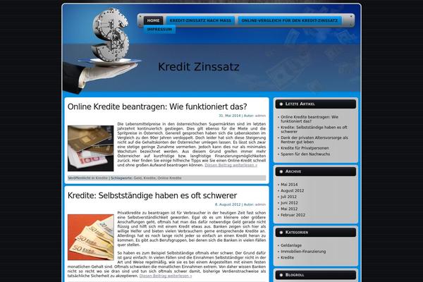 kreditzinssatz.at site used Finance-security