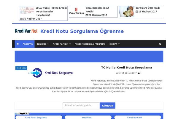 The NewsMag theme site design template sample