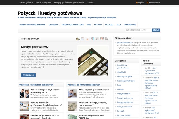 kredytgotowkowy4u.pl site used WP-Clear