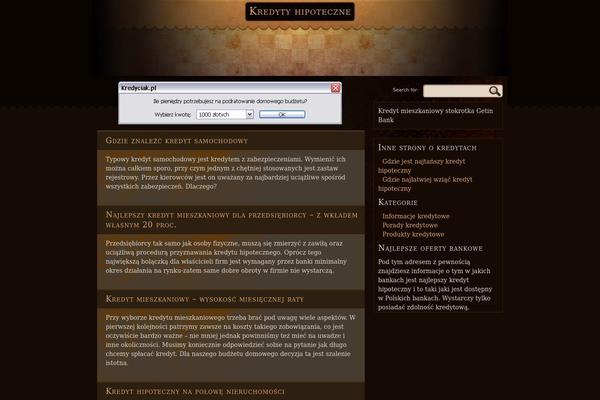 MT dark theme site design template sample