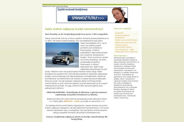 Almost Spring theme site design template sample