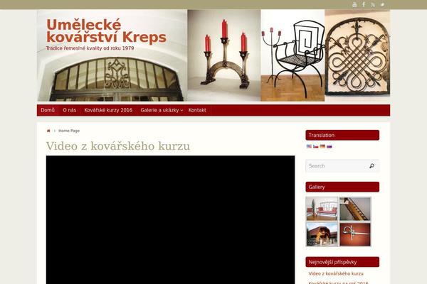 Experon theme site design template sample