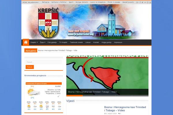 Sahifa theme site design template sample