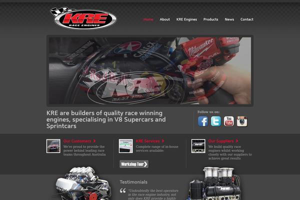 Vulcan theme site design template sample