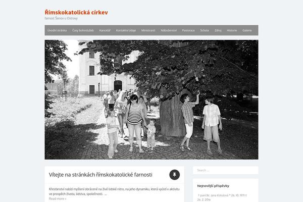 The Box theme site design template sample