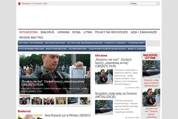 Weekly News theme site design template sample
