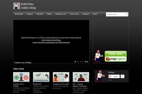 Video theme site design template sample