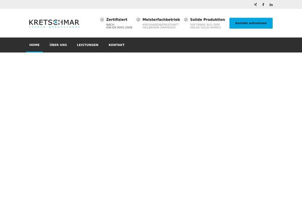 Realfactory-child theme site design template sample