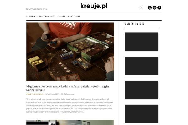 Femme theme site design template sample