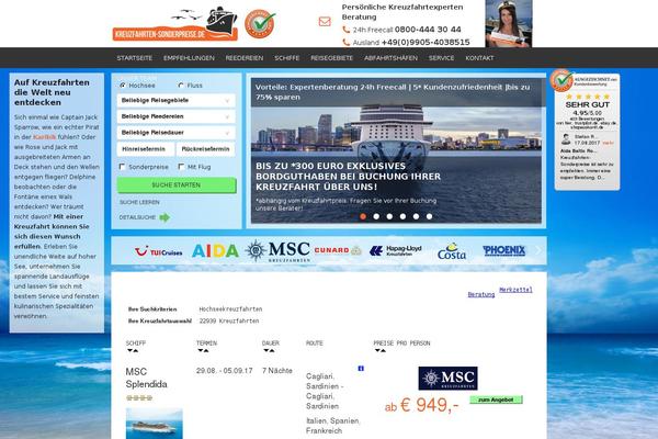 kreuzfahrten-sonderpreise.de site used Divi Child