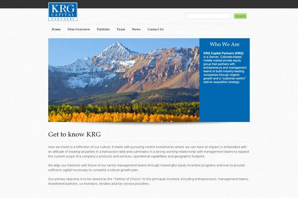 krgcapital.com site used Super Skeleton 2.0