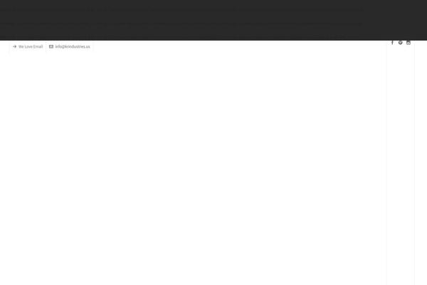 Highend Child theme site design template sample