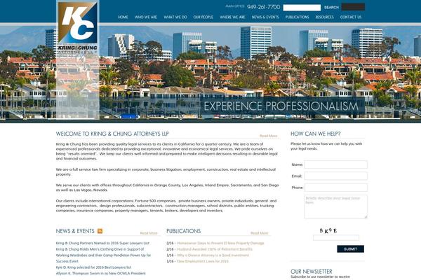 Kc theme site design template sample