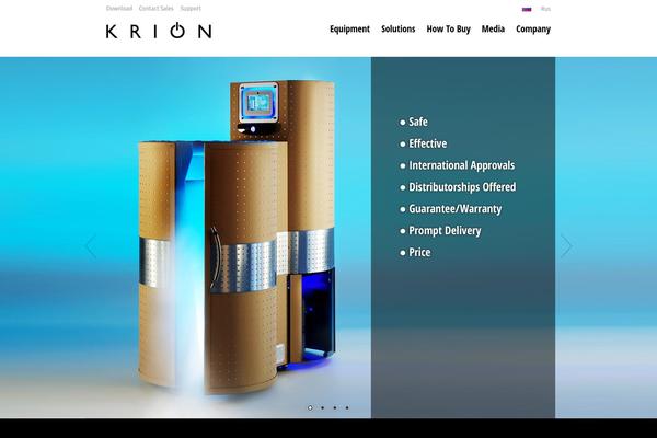 krion-russia.com site used Shablon