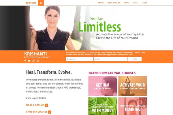 krishanti.com site used FoundationPress