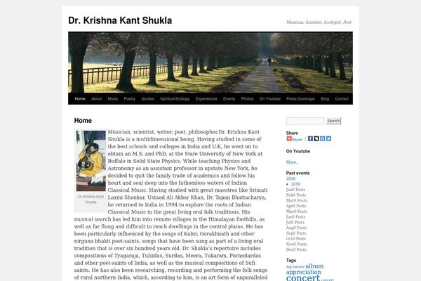 Site using Archives Calendar Widget plugin