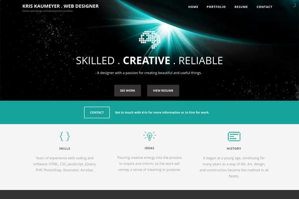 Optimizer theme site design template sample