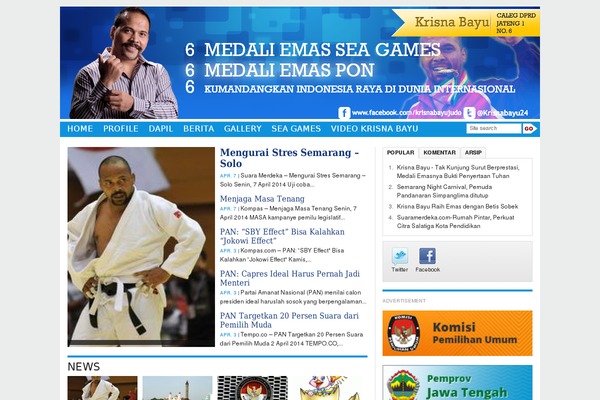 krisnabayu.com site used Newstube