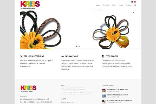 Enfold theme site design template sample
