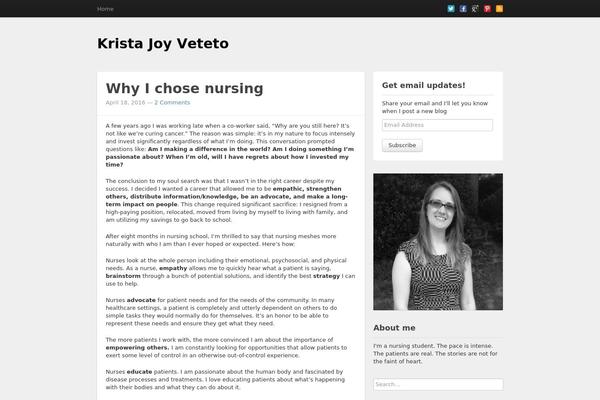 Standard theme site design template sample
