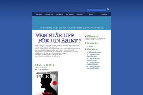 DeepBlue theme site design template sample