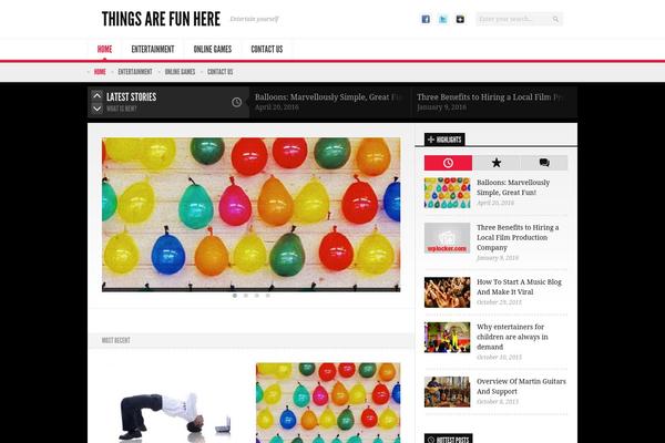 Newsroom14 theme site design template sample