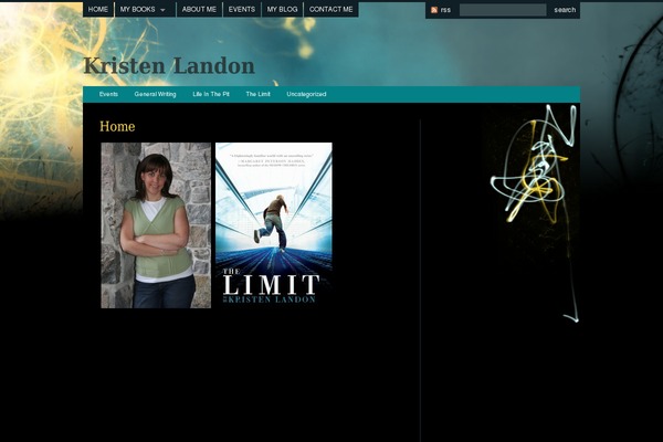 kristenlandon.com site used Light Graffiti