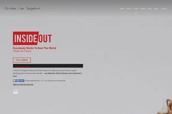 Purpose theme site design template sample