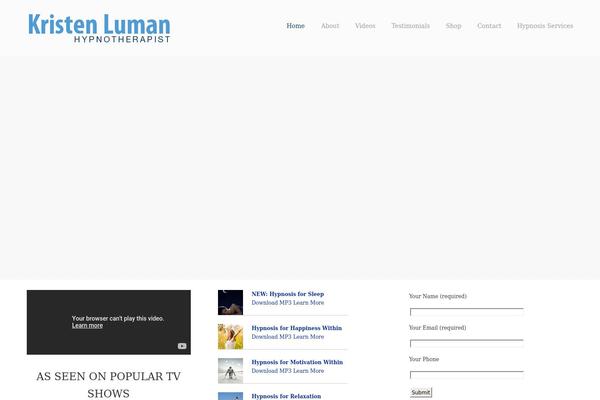 U Design Child theme site design template sample