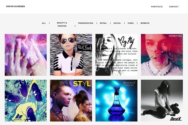 Stockholm Child theme site design template sample