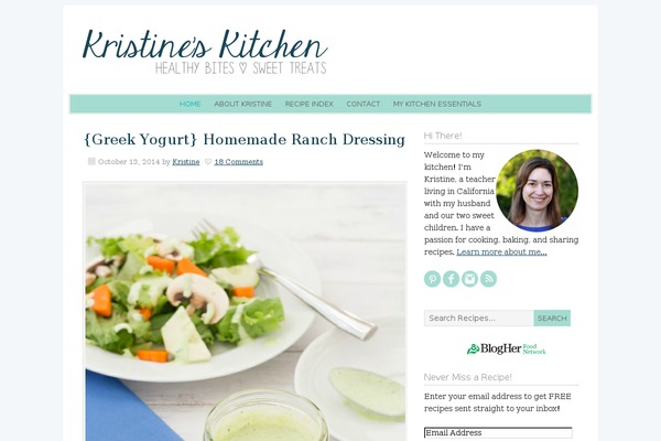 kristineskitchenblog.com site used Kristineskitchen2023