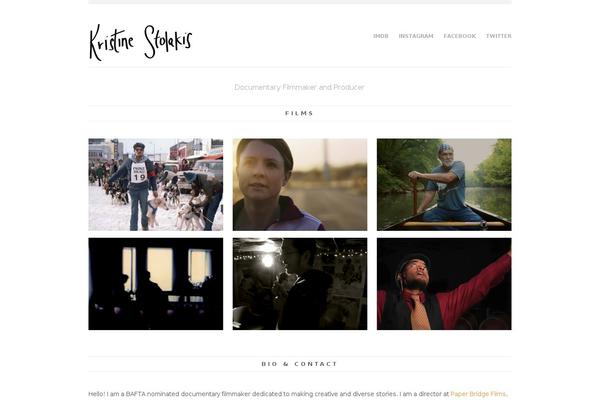 Slate theme site design template sample