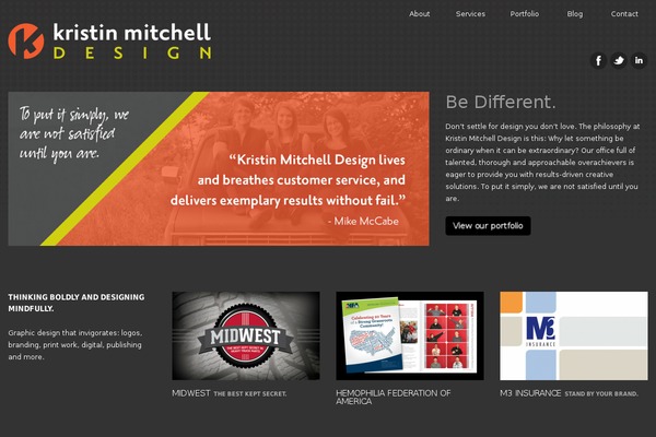 kristinmitchelldesign.com site used Responsy-v2.4