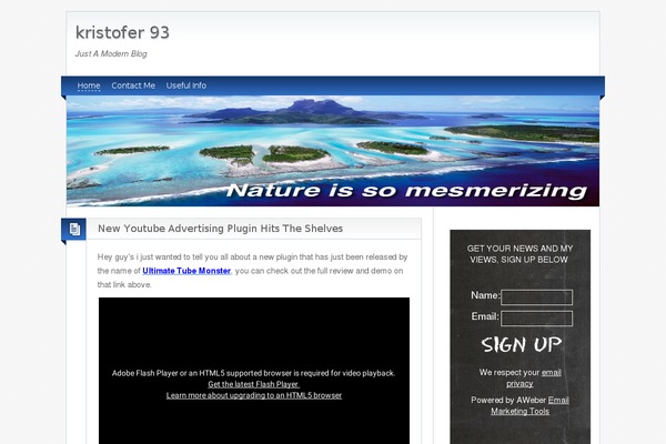 BlogoLife theme site design template sample