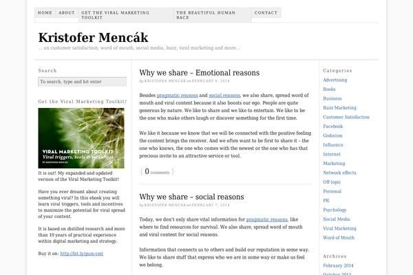 Thesis 1.8 theme site design template sample