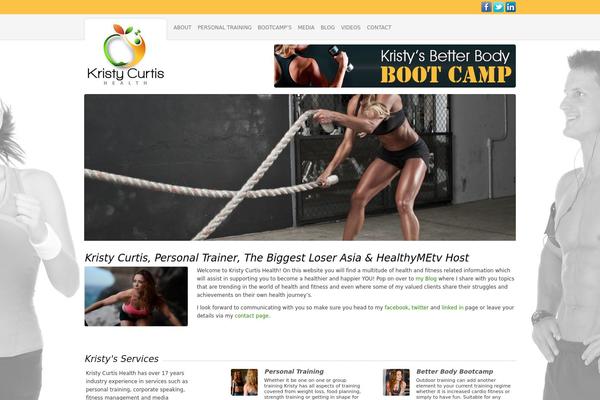 kristycurtishealth.com site used Kristycurtis