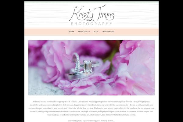 Geraldine theme site design template sample