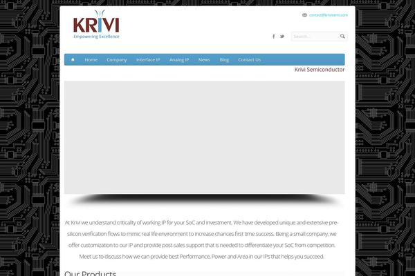 Aqua theme site design template sample